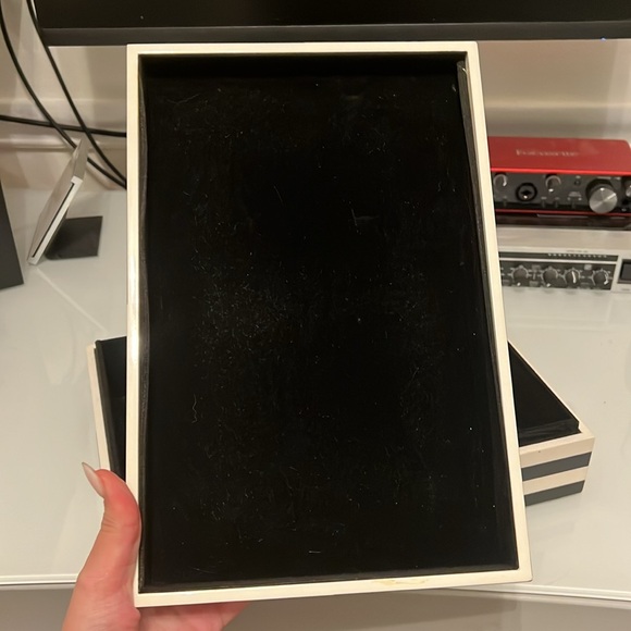 Jonathan Adler LARGE OP ART LACQUER BOX - Picture 4 of 12